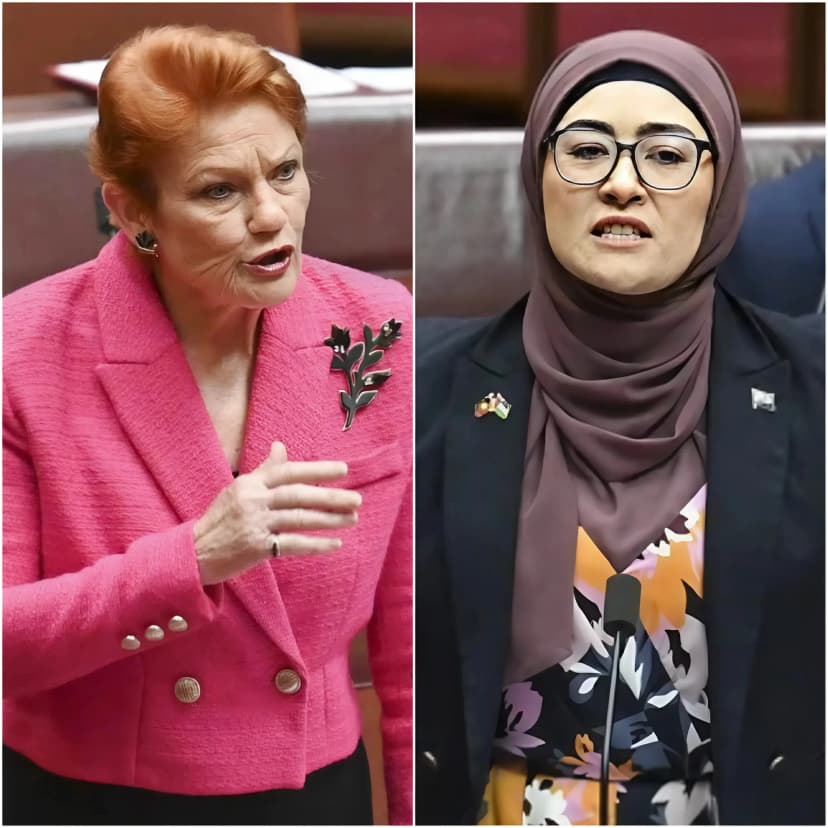 “Barnaby Joyce, Malcolm Roberts — all were forced to leave office over dual citizenship. The same law applies to you, Fatima. Prove it — no exceptions!” Senator Pauline Hanson set off an explosion in the Senate by demanding that Fatima Payman demonstrate she complies with Section 44 citizenship requirements or resign. The remarks immediately threw the chamber into turmoil. Lawmakers from the Australian Greens reacted furiously, accusing Hanson of using divisive rhetoric and engaging in personal attacks. Several senators rose in protest, waving documents and calling on the Senate President to intervene. Hanson, however, maintained that she was merely calling for the consistent application of constitutional standards, citing precedents that previously led to the disqualification of multiple parliamentarians.