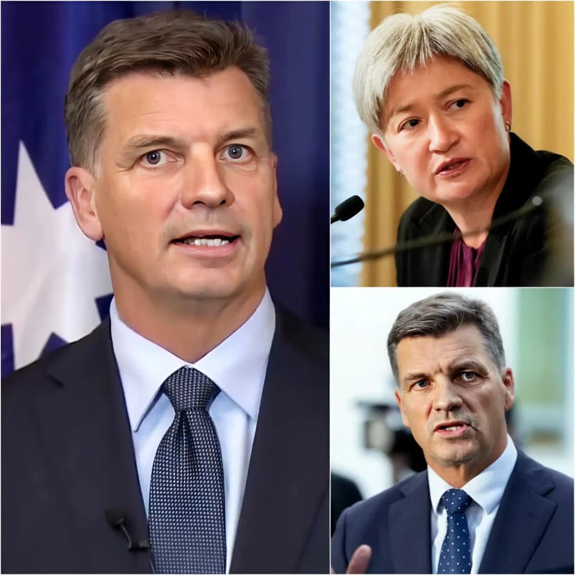 🔥 TENSION ERUPTED: Conservative MP Angus Taylor – the newly elected Opposition Leader – announced a shocking amendment to the “Combatting Antisemitism, Hate and Extremism Act,” requiring only those BORN IN AUSTRALIA to hold sensitive positions in national security, intelligence, or the Home Office – directly citing the Bondi Beach massacre and the case of 34 ISIS-linked families from al-Roj camp in Syria who attempted to “escape” back to Australia but were stopped. He stated emphatically: “After Bondi and the threat from Syria, Australia cannot take any more risks! Security leaders must be genuine Australians from birth – no naturalization, no dual loyalty, no risk from those who chose ISIS over Australia!” The Coalition, One Nation, and a host of conservative voters applauded enthusiastically, calling it a “turning point for the security of Indigenous people,” with polls showing a surge in support of 15-20% in NSW/VIC/QLD. Penny Wong angrily called it a “blatant racist attack, exploiting fear to divide,” but public opinion largely supported Taylor because the fear of terrorism still lingered after Bondi. Just 12 minutes later, Angus Taylor immediately responded with a concise 11-word statement that was both brief and scathing…