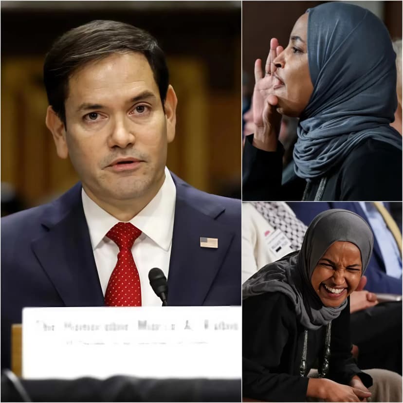 “I’M TIRED OF PEOPLE INVADING AMERICA”—Senator Marco Rubio’s statement ignited a heated debate in the U.S. Senate. At what was considered the climax of the confrontation, Senator Rubio unexpectedly rose and launched a scathing attack on several Democratic colleagues, including Ilhan Omar. He accused those who “seek opportunity under the banner of freedom” but openly criticize America of lacking gratitude. The chamber immediately erupted in commotion, with Rashida Tlaib calling for order and protesting his statement. However, Rubio maintained his stance, emphasizing that patriotism does not equate to hatred, but rather to respecting core values. The statement quickly spread across the media and social networks, sparking heated debate about the true definition of patriotism in America…👇