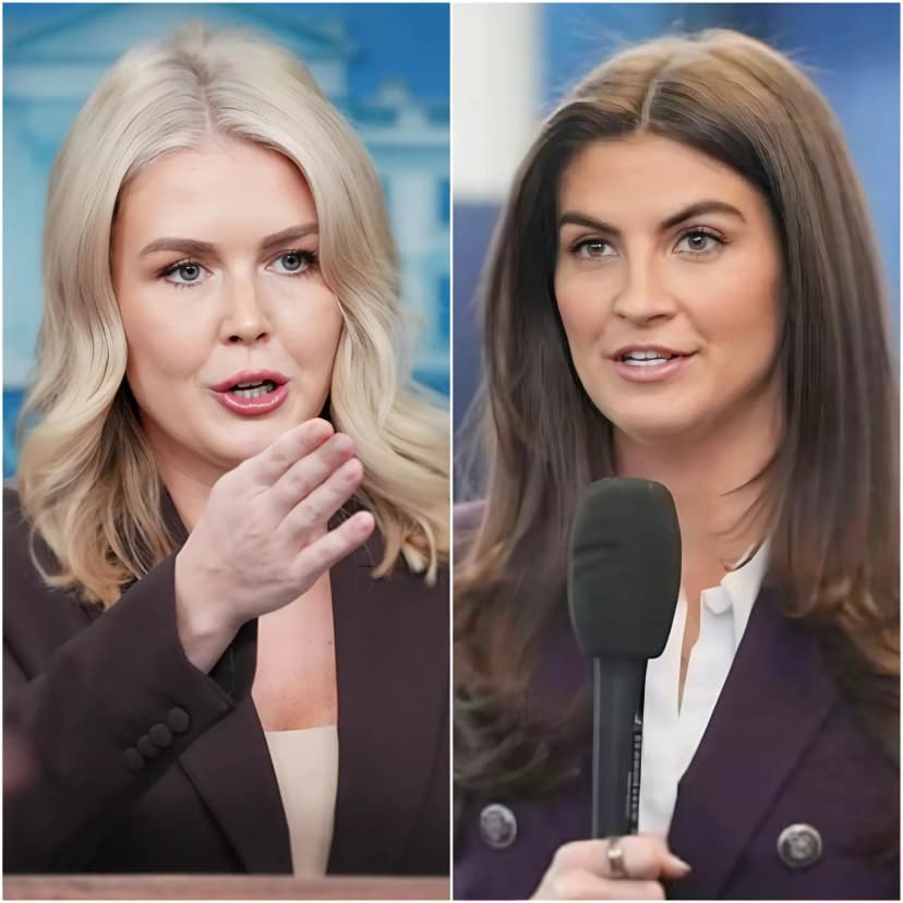 Karoline Leavitt was caught misquoting Democrats by Kaitlan Collins as she walked away – the CNN studio fell silent. During a CNN interview, Leavitt showed a video quoting “Democrats” to criticize them, then calmly walked off. Kaitlan Collins immediately called after her: “Karoline, you misquoted Democrats in that video. That’s actually not what they said.” Leavitt didn’t turn around, just kept walking, leaving a deathly silence for a few seconds on live air – the host and panel didn’t know how to react, the camera lingered on Collins’ face. This clip went viral because it showed Leavitt “winning” by avoiding an argument, while CNN was forced to correct the mistake live.