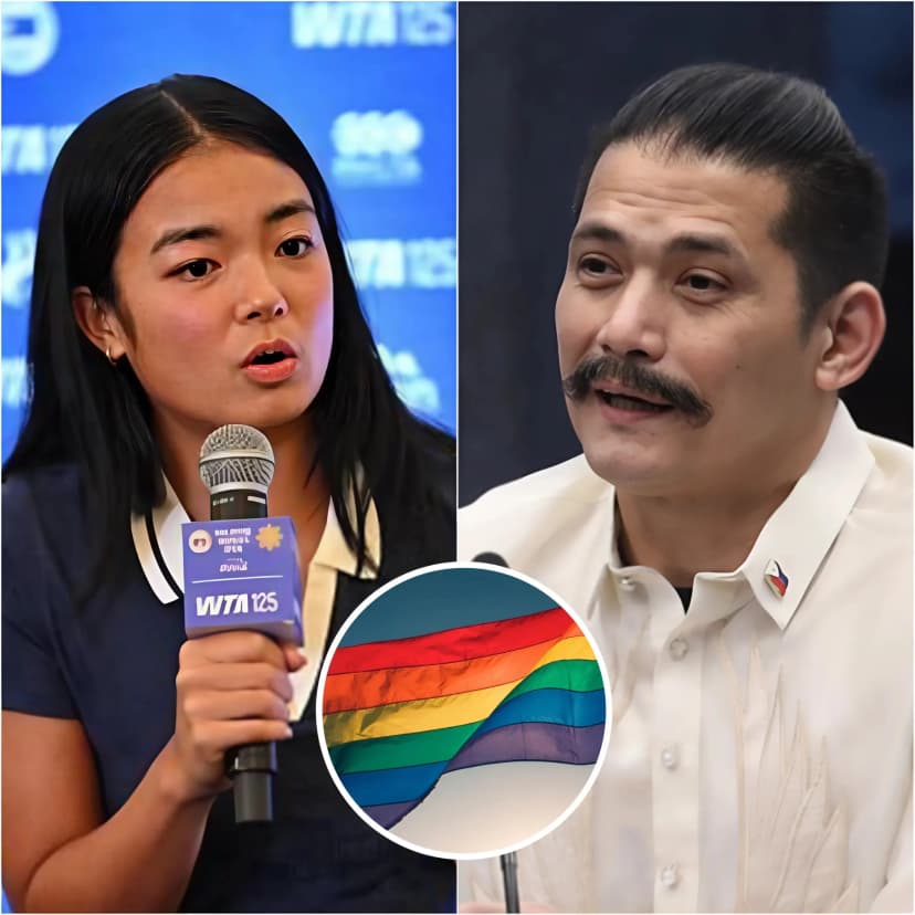 🔥 “SIT DOWN, BARBIE!” Alexandra Eala left Senator Robin Padilla speechless during a live discussion after he called her a “TRAITOR” for refusing to take part in a political campaign linked to his foundation. Moments later, when Padilla tried to push back on her response, the young Filipino tennis star delivered a calm but firm reply that stunned the entire studio and forced the conversation to a halt. The audience erupted in applause—not in support of the senator, but for Alexandra Eala, who with just a few carefully chosen words managed to turn a heated debate into a powerful moment of composure and confidence.