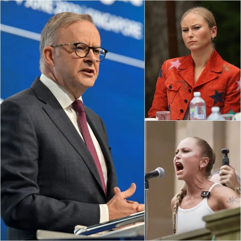 🚨 15 MINUTES AGO! Grace Tame JUST TOOK DOWN a SHOCKING REPORT about Anthony Albanese: “He DISMISSES AND IGNORES” allegations about sexist remarks and his behavior toward women! The interview was supposed to be “calm and measured”… but it exploded within seconds. The passionate activist, Grace Tame, armed with compelling evidence, delivered a stunning response that left powerful figures in the Labor Party speechless — a statement so damaging that some television networks have begun speculating about a possible cover-up. Sources close to Parliament say Albanese is now in damage-control mode, dodging questions and hiding behind a “political shield,” while Tame exposes what she calls major social risks and political cover-ups that could bring down key progressive figures.