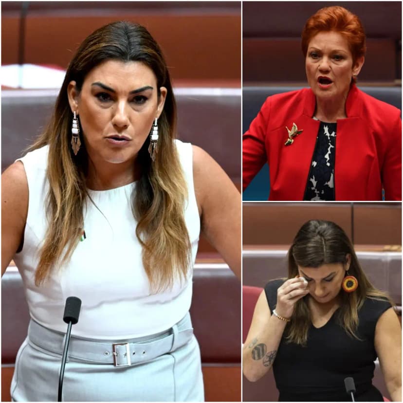 “CALL ME A B*H? SAY THAT AGAIN!” The incident erupted when Thorpe – known for her strong stance on Indigenous rights and anti-colonialism