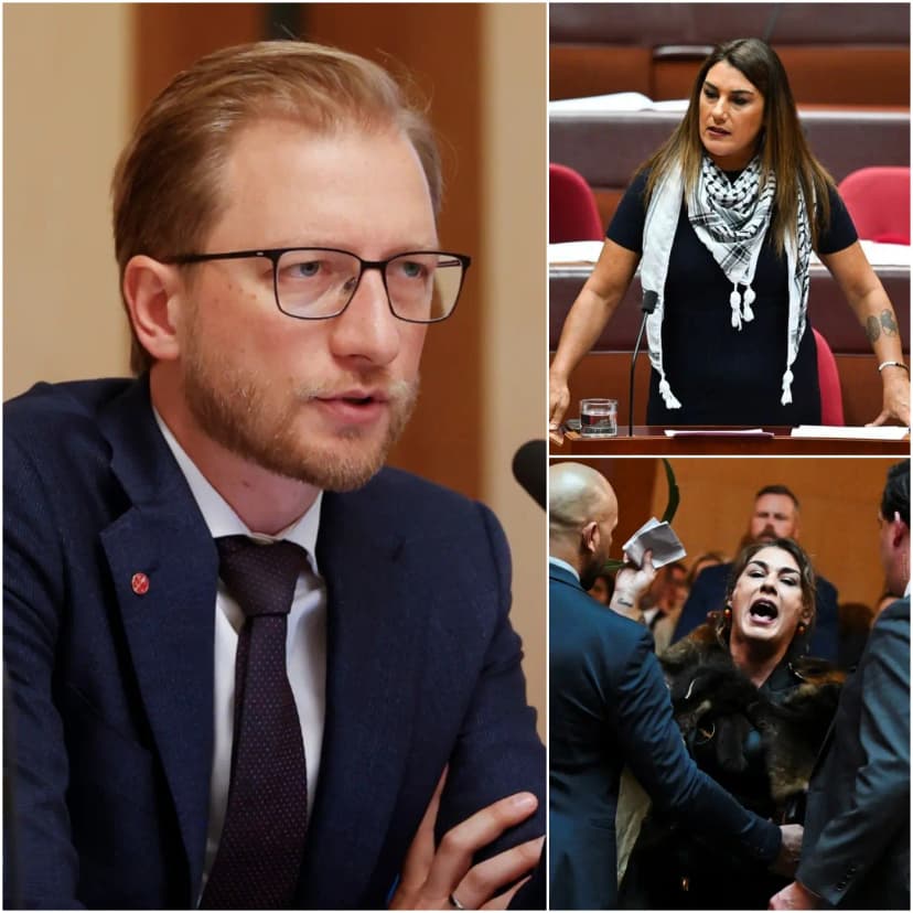 POLITICAL SHOCKWAVE IN CANBERRA: James Paterson Unleashes Explosive Allegations Targeting Lidia Thorpe During Senate Debate