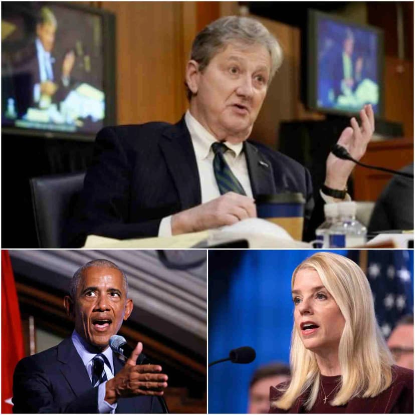 🔥 POLITICAL B0MBSHELL: John N. Kennedy has just declared the “Deep State” linked to O.b.a.m.a a criminal network.