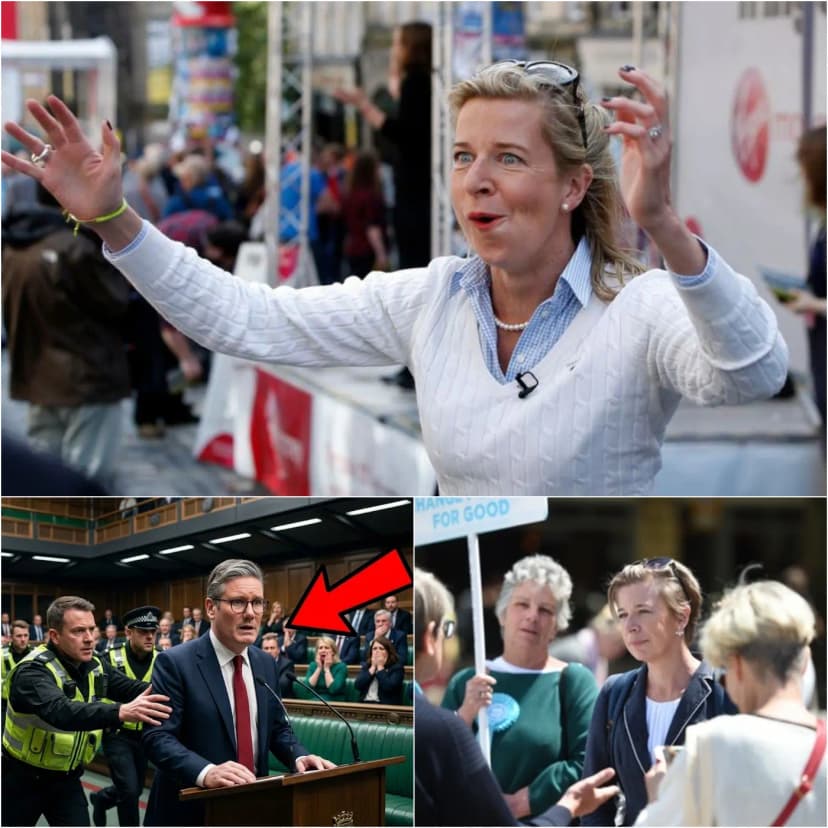 Shocking moment in the UK Parliament: In the middle of a blistering speech by Katie Hopkins about forced labor for asylum seekers, welfare fraud, and what he called the total failure of the system, police suddenly stormed into the chamber, handed the Speaker a search warrant, and threw the entire parliamentary session into chaos!
