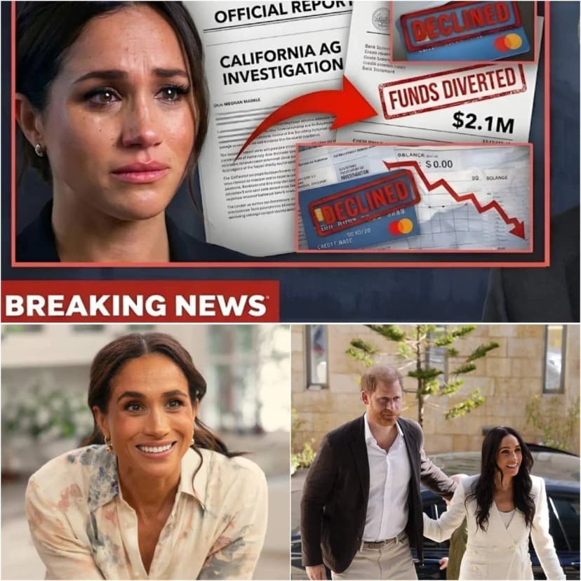 Breaking news shatters the Archwell Foundation’s image: California Attorney General has launched a formal investigation revealing $2.1 million in donor funds possibly diverted from charitable purposes. Meghan Markle and Prince Harry face scrutiny for undocumented financial transactions 𝓉𝒽𝓇𝑒𝒶𝓉𝑒𝓃𝒾𝓃𝑔 the foundation’s future and their legal standing. The clock is ticking.