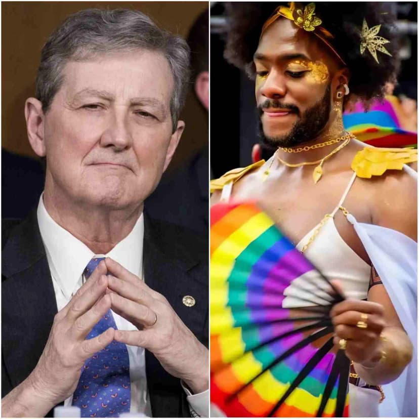 BREAKING NEWS: John Neely Kennedy shocked the royal family by refusing to wear a rainbow necklace or participate in activities using LGBTQ symbols at a major charity event – ​​He stood firm, criticizing what he called the “WOKE agenda,” declaring