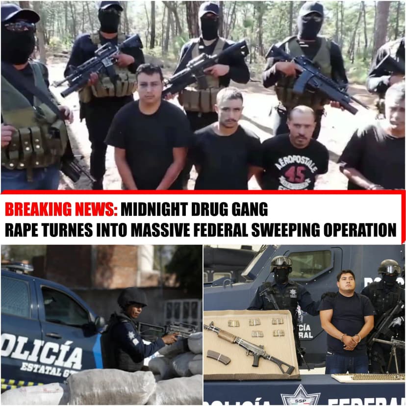 🚨💥BREAKING NEWS: MIDNIGHT DRUG GANG RAPE TURNES INTO MASSIVE FEDERAL SWEEPING OPERATION💥🚨