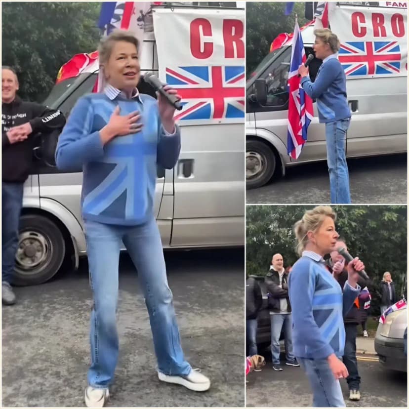 “CROWBOROUGH ERUPTS! KATIE HOPKINS IGNITES FIERCE DEBATE OVER IMMIGRATION POLICIES”