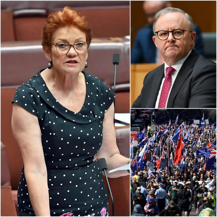 🚨 EXPLOSIVE CLASH: Pauline Hanson SLAMS Anthony Albanese IN FIERY SHOWDOWN OVER DIGITAL FREEDOM &amp; PARENTAL RIGHTS 🔥🇦🇺 “YOU WILL ROT IN PRISON” — Canberra has erupted after Pauline Hanson launched a fierce attack on Prime Minister Anthony Albanese, accusing his government of overreach, censorship, and trampling on parental rights.