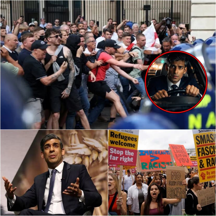 What happens when thousands of citizens gather outside 10 Downing Street, young protesters block the streets, and Stormzy speaks out publicly — while Rishi Sunak suddenly leaves London