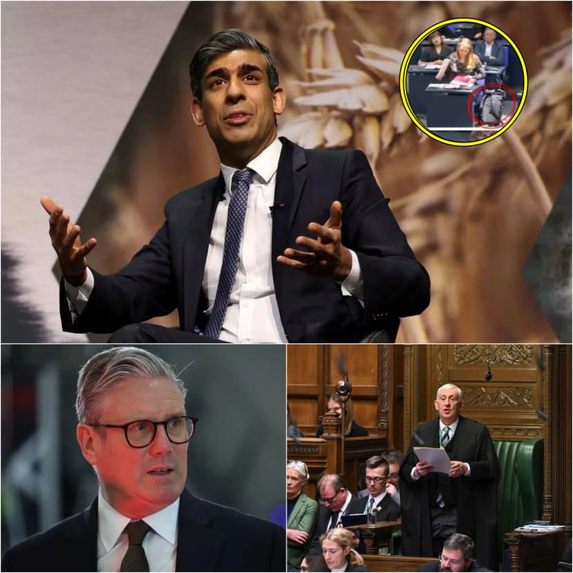 “THIS IS TRULY SUSPICIOUS” 🚨 Suddenly, the suitcase of Rishi Sunak began making strange knocking sounds right in the middle of the UK House of Commons. Several MPs panicked, fearing it might be a bugging device equipped with a timer. The situation immediately became highly tense, putting the entire chamber on high alert…