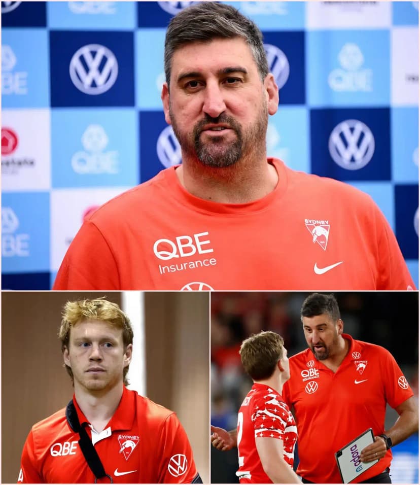 “THIS WILL BE THE LAST TIME HE PLAYS FOR THE SYDNEY SWANS” – Head coach Dean Cox has officially announced the permanent removal of a player from the Sydney Swans