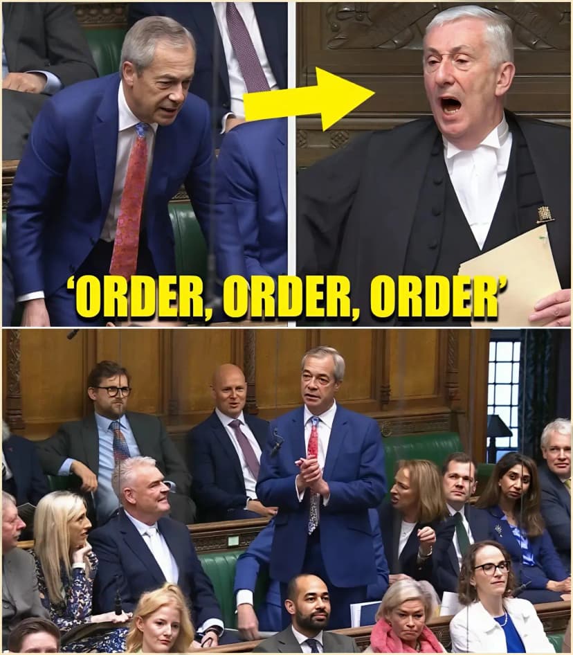 “DRAMATIC WALKOUT SHOCKS PARLIAMENT: FARAGE STORM OUT SPARKS OUTRAGE!” 😱⚖️ Tensions explode in PMQs as Nigel Farage
