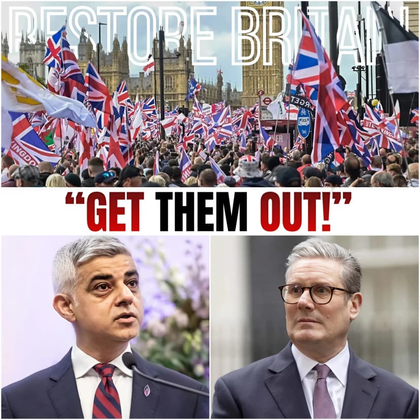 🚨 “GET THEM OUT!” — CHANTS SHAKE CENTRAL LONDON! Tensions flared as crowds took to the streets, demanding the resignations of Keir Starmer and Sadiq Khan. The demonstration, led by the group British Lads, saw protesters vent anger over crime, migration, and the direction of leadership in London. Police remained on standby as tensions simmered. But beneath the chants lies a bigger question…