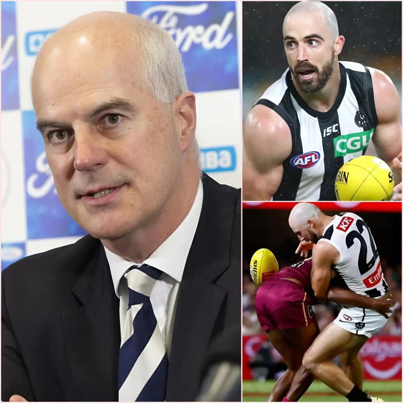 BREAKING NEWS: The AFL President has unexpectedly handed down the harshest penalty in history for the collision involving Steele Sidebottom, the star of Collingwood.