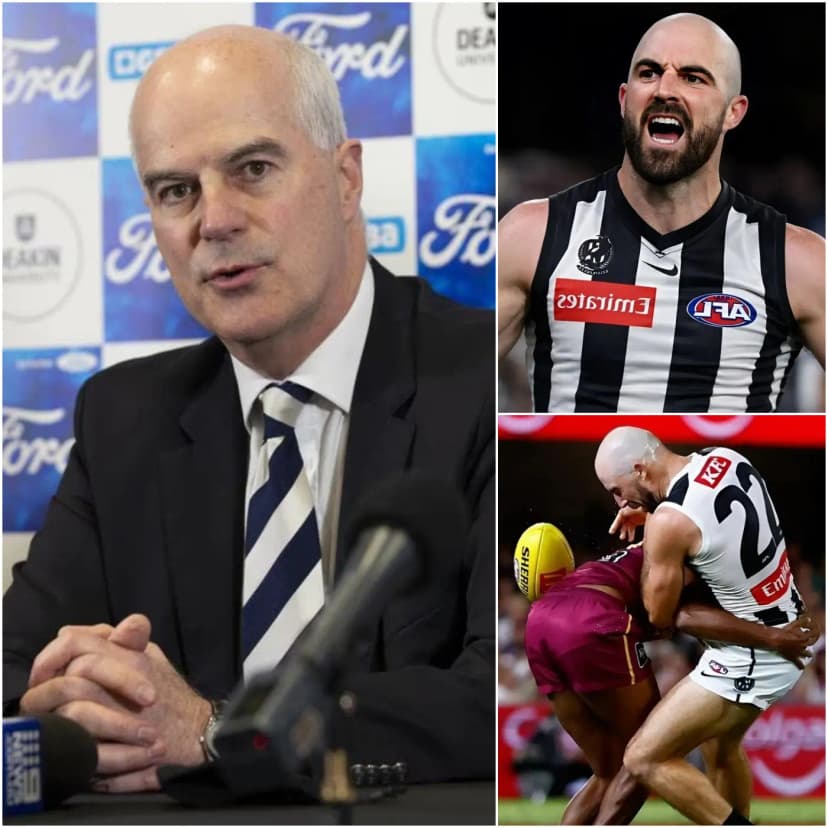 🚨BREAKING NEWS: The AFL President has unexpectedly handed down the harshest penalty in history for the collision involving Steele Sidebottom, the star of Collingwood.