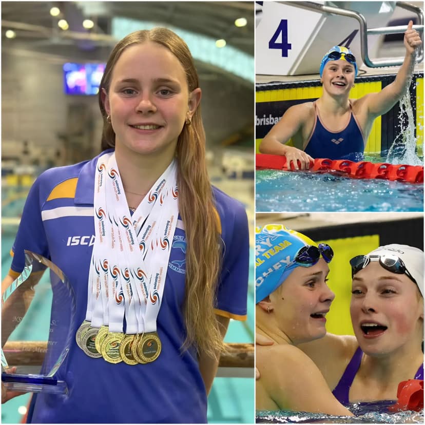 🚨 EXCLUSIVE: 17-year-old Australian swimmer Sienna Toohey has shocked the swimming world by breaking the national age group record with a time of 30.39 seconds in the 50m breaststroke, bringing glory to Australia at what is considered the youngest age among world athletes — an almost unimaginable achievement for her age.