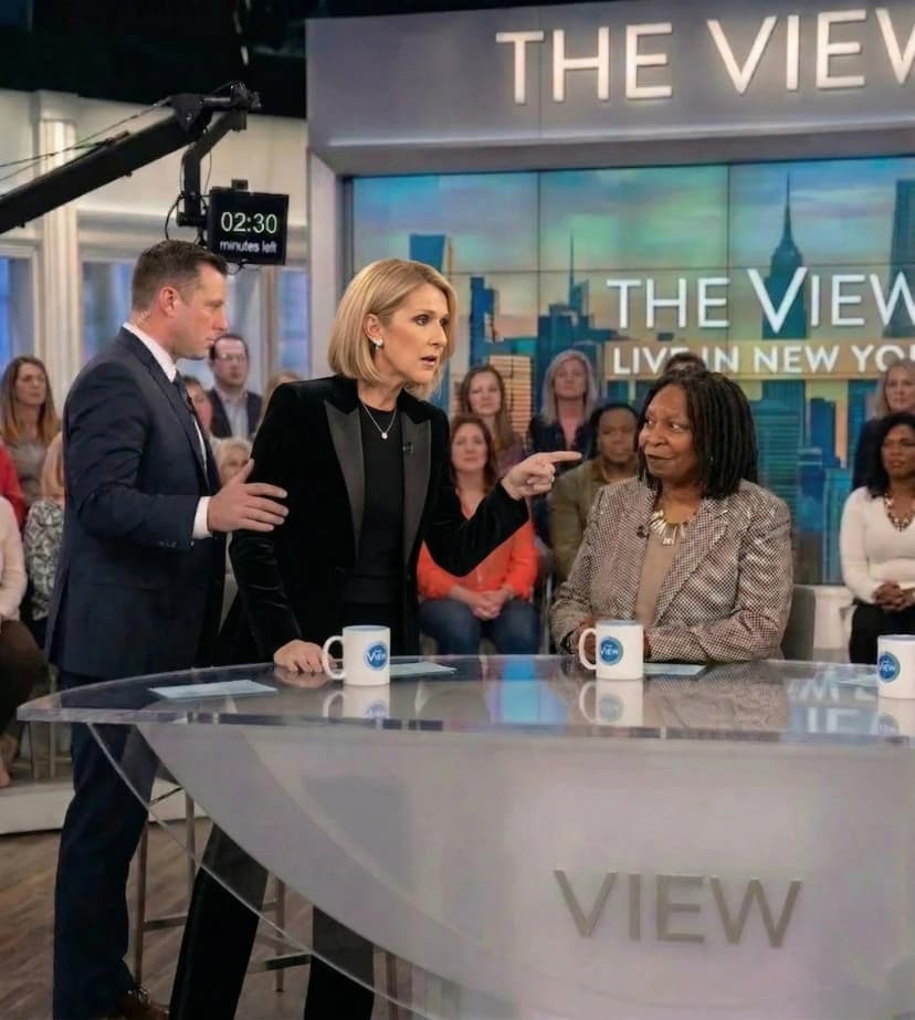 Céline Dion Stepped Onto The Set Of The View Seemingly Unaware That, In Just A Matter Of Minutes, All The Boundaries Of “safe Television” Would Be Completely Shattered.