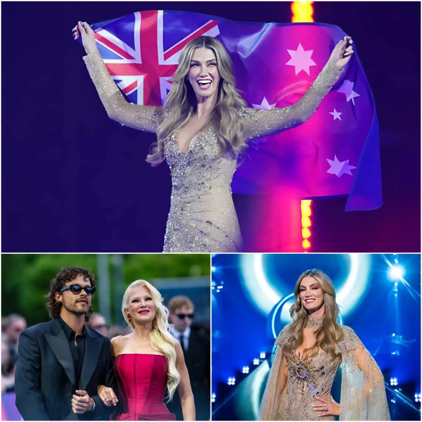 “SHUT UP! BARBIE” — Australian superstar Delta Goodrem sparked shockwaves after an explosive incident unfolded live on air moments after the Eurovision Song Contest 2026 ended.