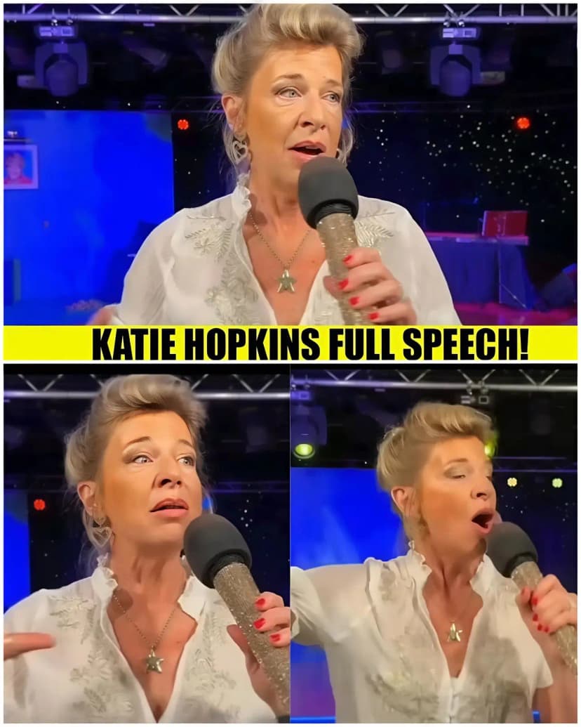 SHOCKING: KATIE HOPKINS BLOWS THE ROOF OFF LONDON! Speaking to a roaring crowd, the defiant star launched a brutal assault on Westminster, branding leaders “cretins.” Hopkins ignited a firestorm by declaring native citizens have become “second-class” in an “impostor culture.”