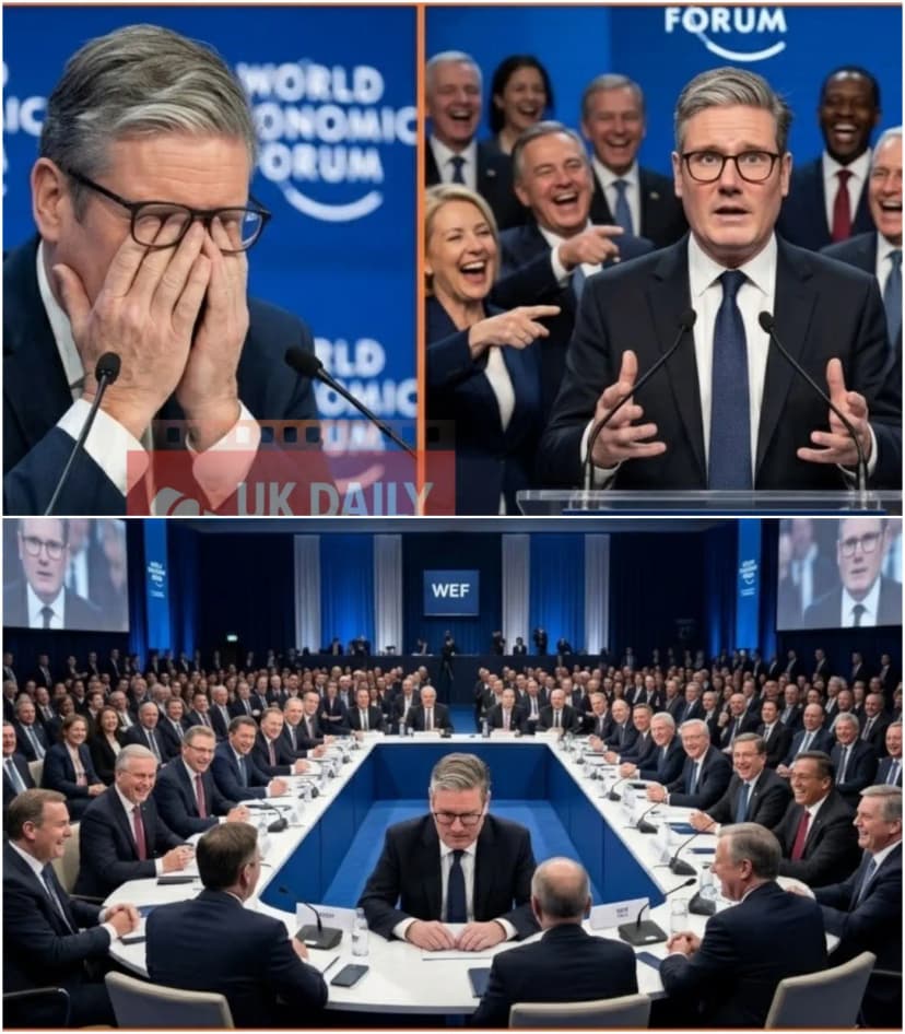WHOLE ROOM ERUPTS IN LAUGHTER As Starmer Gets Brutally MOCKED On Global Stage!🚨Keir Starmer’s Cringe Moment At World Economic Forum Turns Into Total Humiliation – World Leaders Laugh At Him Live!💥 Keir Starmer just suffered one of the most embarrassing public humiliations of his career — and it happened in front of the entire global elite!