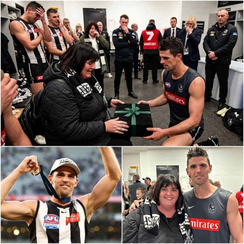 ❤️ EMOTIONAL MOMENT: Scott Pendlebury surprises the entire AFL world and brings everyone to tears with the “special”