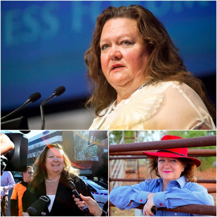 🚨“AMBITIOUS BEYOND MEASURE…” Australia’s richest woman, Gina Rinehart, has just unleashed a bombshell revelation —